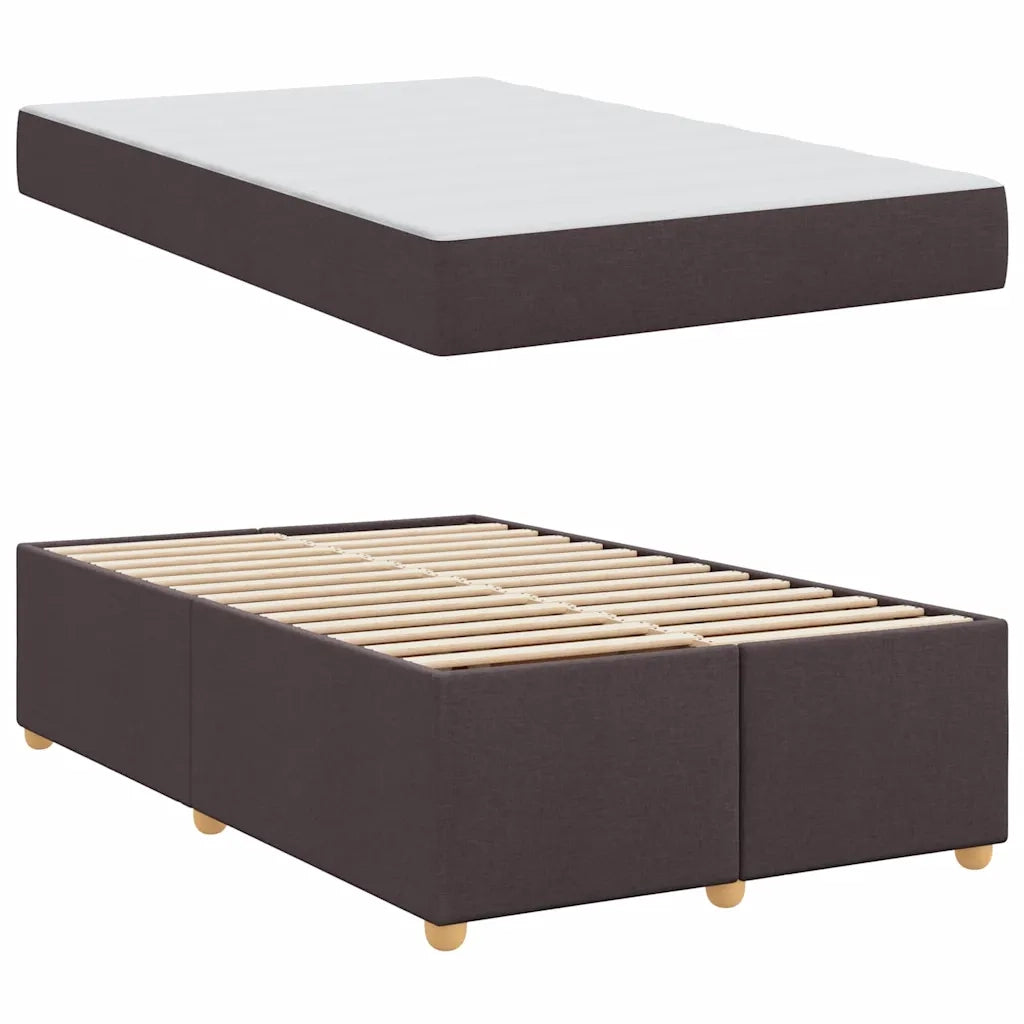 Struttura del letto Marrone Scuro 120 x 200 cm Tessuto 3399352