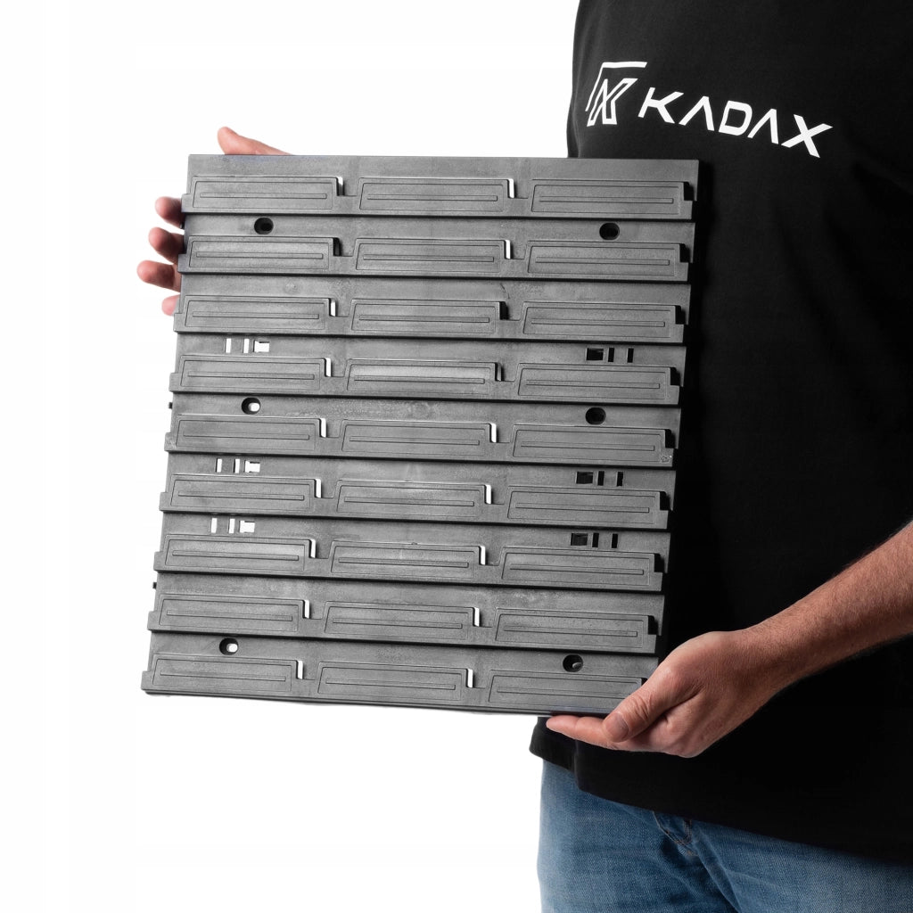 Pannello portautensili KADAX da parete per officina, 78x39 cm, per officina e garage.