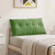 Cuscino per Schiena Verde chiaro 100 x 50 cm Tessuto in Cords