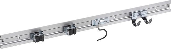 Supporto per attrezzi 800 mm - montaggio facile - fissaggio alla parete - attrezzatura per giardino