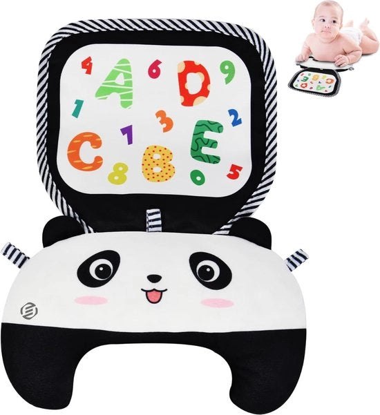 Cuscino di Attività per Bambini - Cuscino per Tummy Time - Giocattolo per Bambini - Regalo di Nascita - Regalo per Festa di Nascita - Cuscino per Tummy Time - Cuscino per Bambini da 0 a 12 Mesi - Modello: Equivera - Codice: 123456