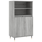 Credenza | Madia | Buffet da pranzo | Armadio da pranzo Grigio Sonoma 60x36x110 cm in Legno Multistrato