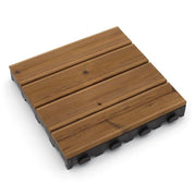 PIASTRELLA GIARDINO DOGHE PINO TERMOTRATTATO COMBIWOOD 40X40CM MARRONE ANTISC
