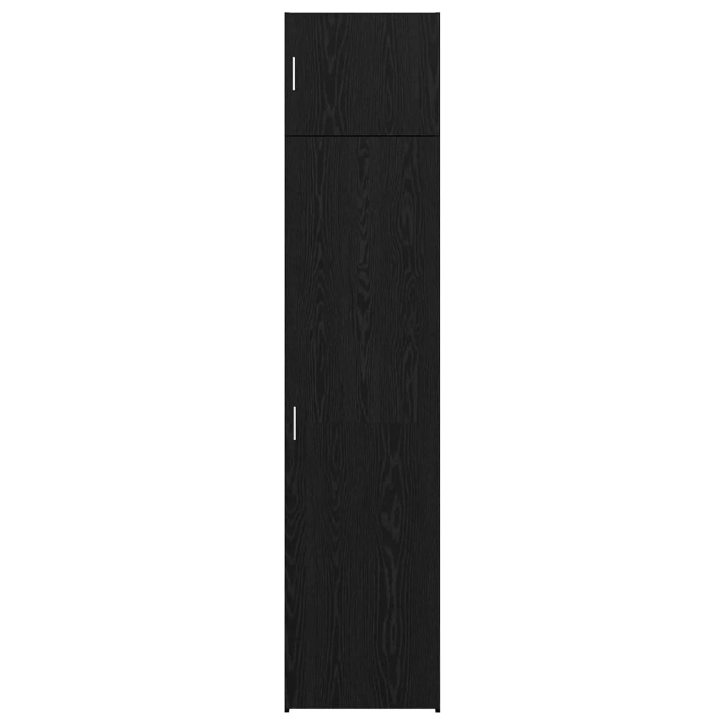 Credenza 3 pcs Rovere Nero 3394562