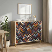 Credenza OMMEN Sonoma 102 x 33 x 75 cm Legno ingegnerizzato 8006959