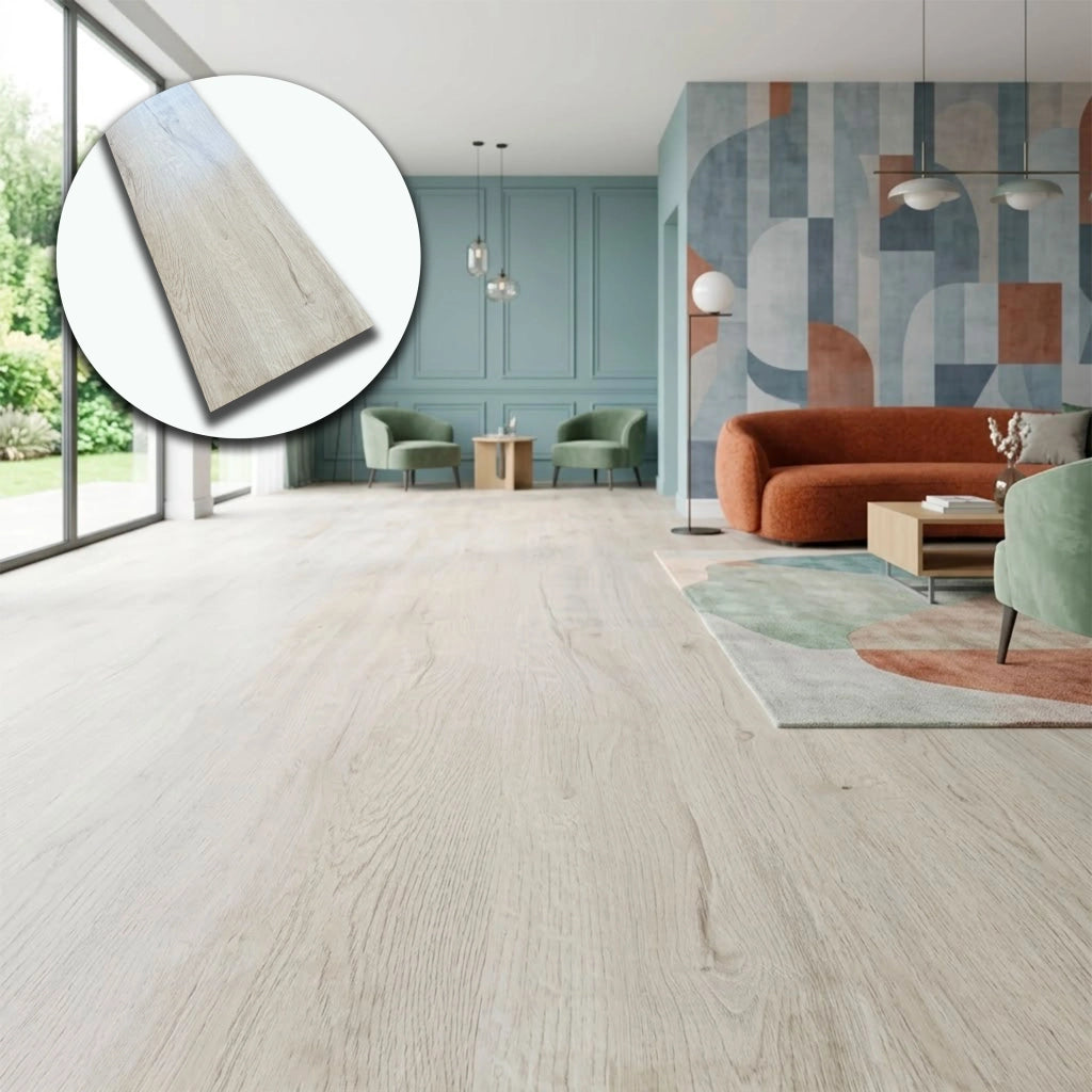 al mq ***STOCK*** Pavimento  LVT AC5 da incollare in Listoni 121x22cm spessore 2,5mm ROVERE YUKON
