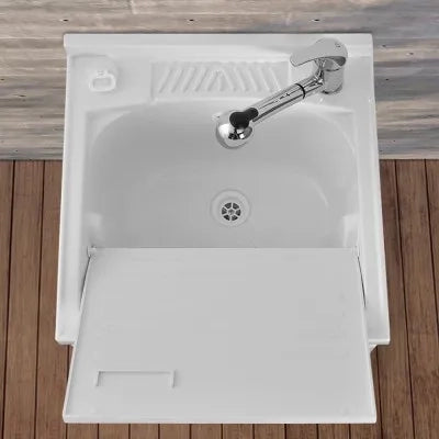 Asse lavapanni 42,5x51 cm in PVC per lavatoio in resina 60x60 cm