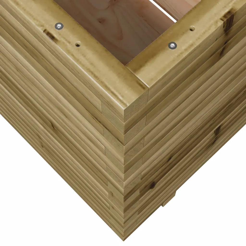 Fioriera | Cassetta per fiori | Vaso da Giardino 90x60x72,5 cm in Legno di Pino Impregnato