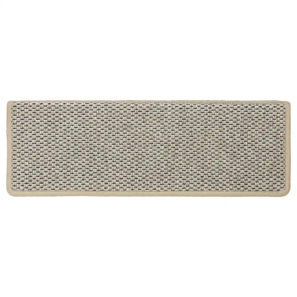 Tappeti Autoadesivi Scale Aspetto Sisal 30 pz 65x21x4 cm Verde Chiaro 3365887