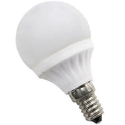 Trade Shop - Lampadina Led Sfera E14 5 Watt Luce Rossa Verde E Blu Colorata Lampada A5003 - -blu      -