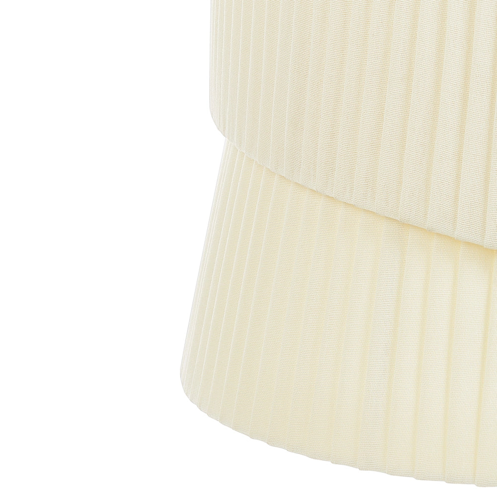 Lampada a sospensione in tessuto di poliestere Terylene beige 178 cm illuminazione a sospensione design moderno boho