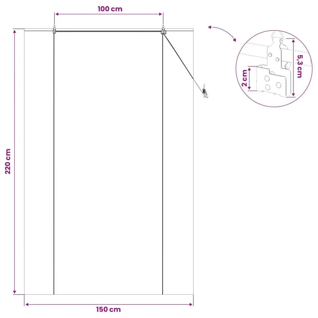 Tenda a rullo Marrone 150 x 220 cm Bambù 42039802