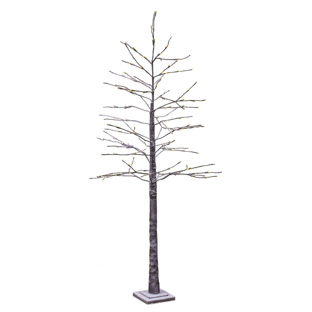 Mini Albero di Natale Stilizzato con Luci Led Imogen Marrone Formato: h 150 cm