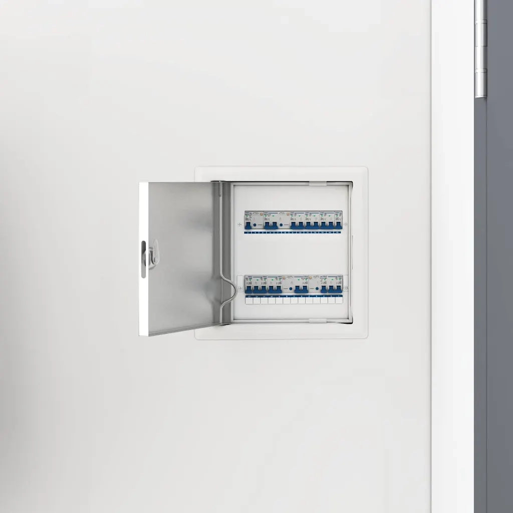 Pannello di Accesso 2 pz Bianco 23 x 23 x 3 cm Acciaio CFW3590261