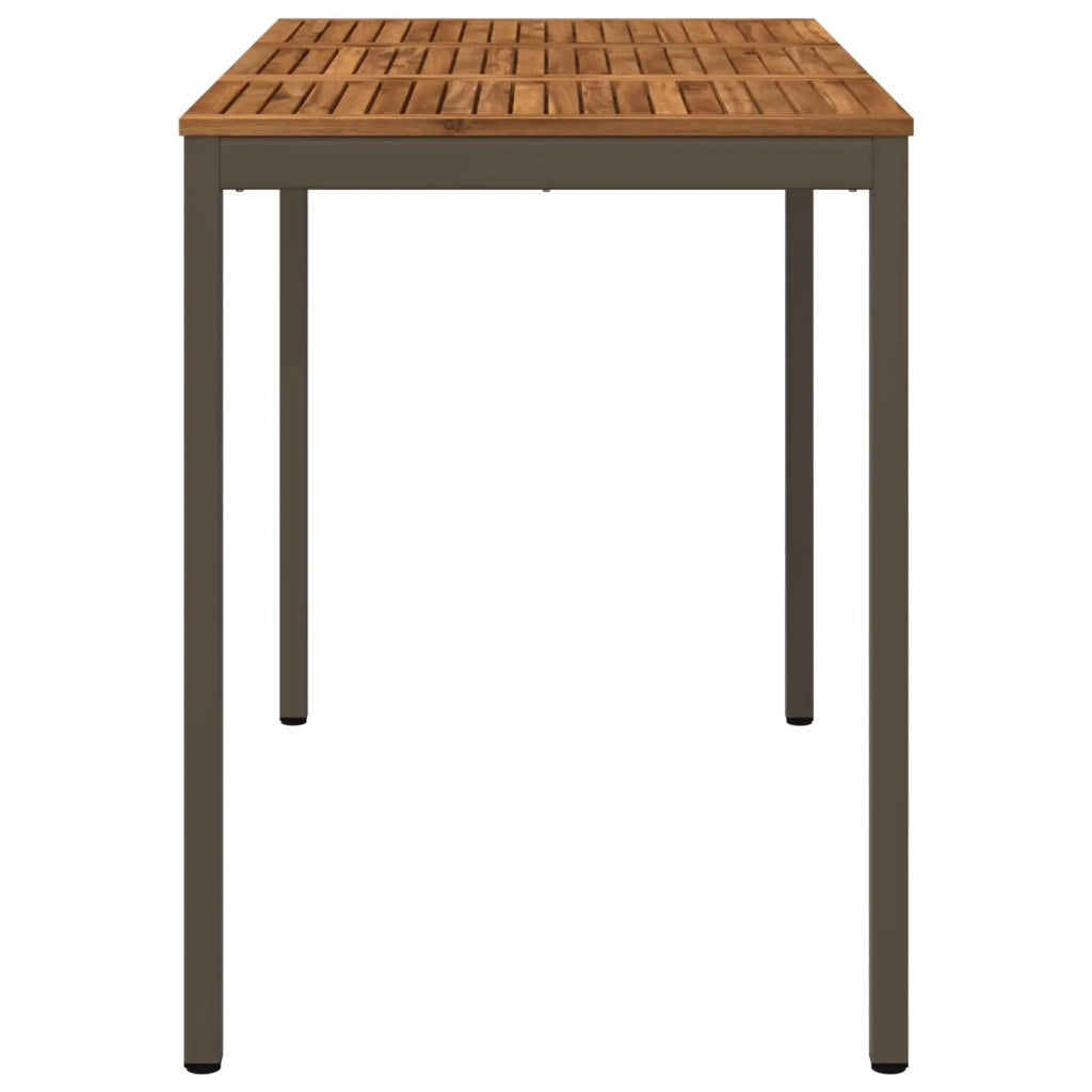 Tavolo Bar da Giardino Naturale e Caffè 141 x 80,5 x 105 cm 901348