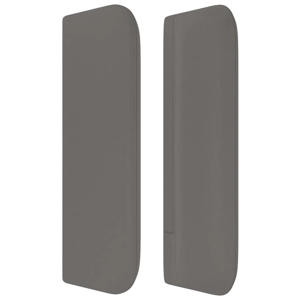 Testiera ad Orecchio Grigio 83x16x78/88 cm in Similpelle 3118704