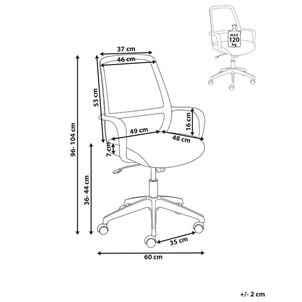 Sedia da ufficio in tessuto nero con rivestimento in rete girevole per scrivania computer seduta regolabile schienale reclinabile