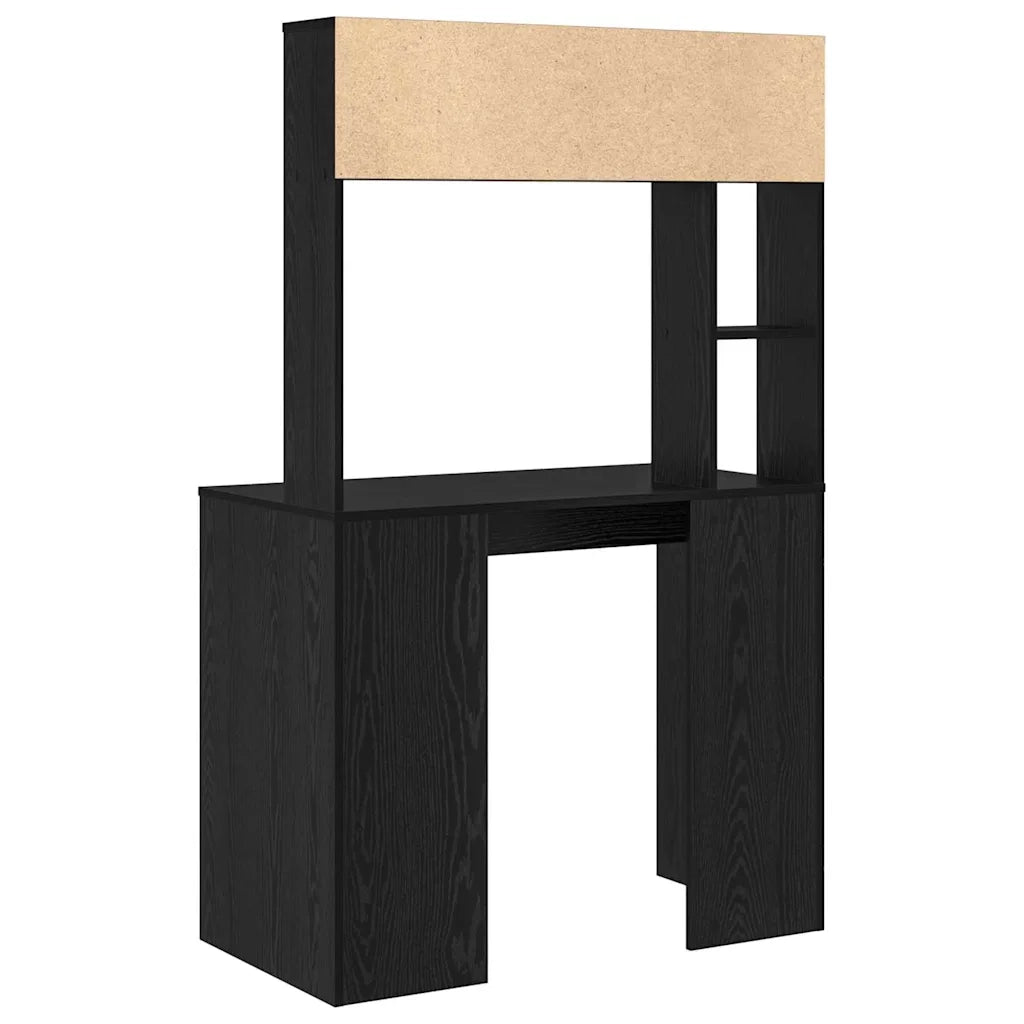 Scrivania Rovere Nero 91 x 50 x 149 cm Legno multistrato 869259