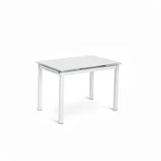 E-STYLO Tavolo allungabile moderno, caratterizzato da linee pulite e materiali di alta qualità, perfetto per chi cerca un arredo elegante e funzionale, 80cm X 130/200cm H. 75cm