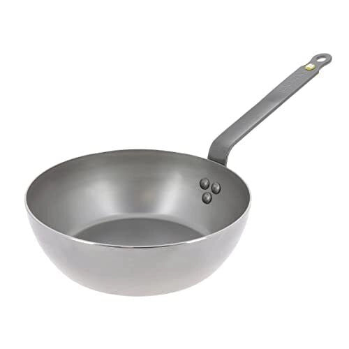 de Buyer 5614.24 Mineral B Element Round Country Frying Pan, 24 cm Diameter
