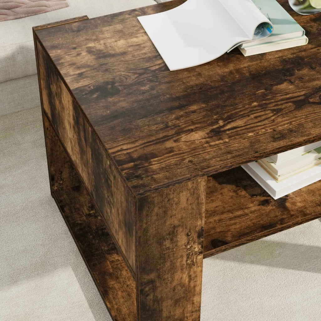 Tavolino da salotto Rovere fumé 66 x 53 x 45 cm