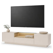 Kakaha, Mobile Porta tv un Cassetto, 176x40x43h cm Beige