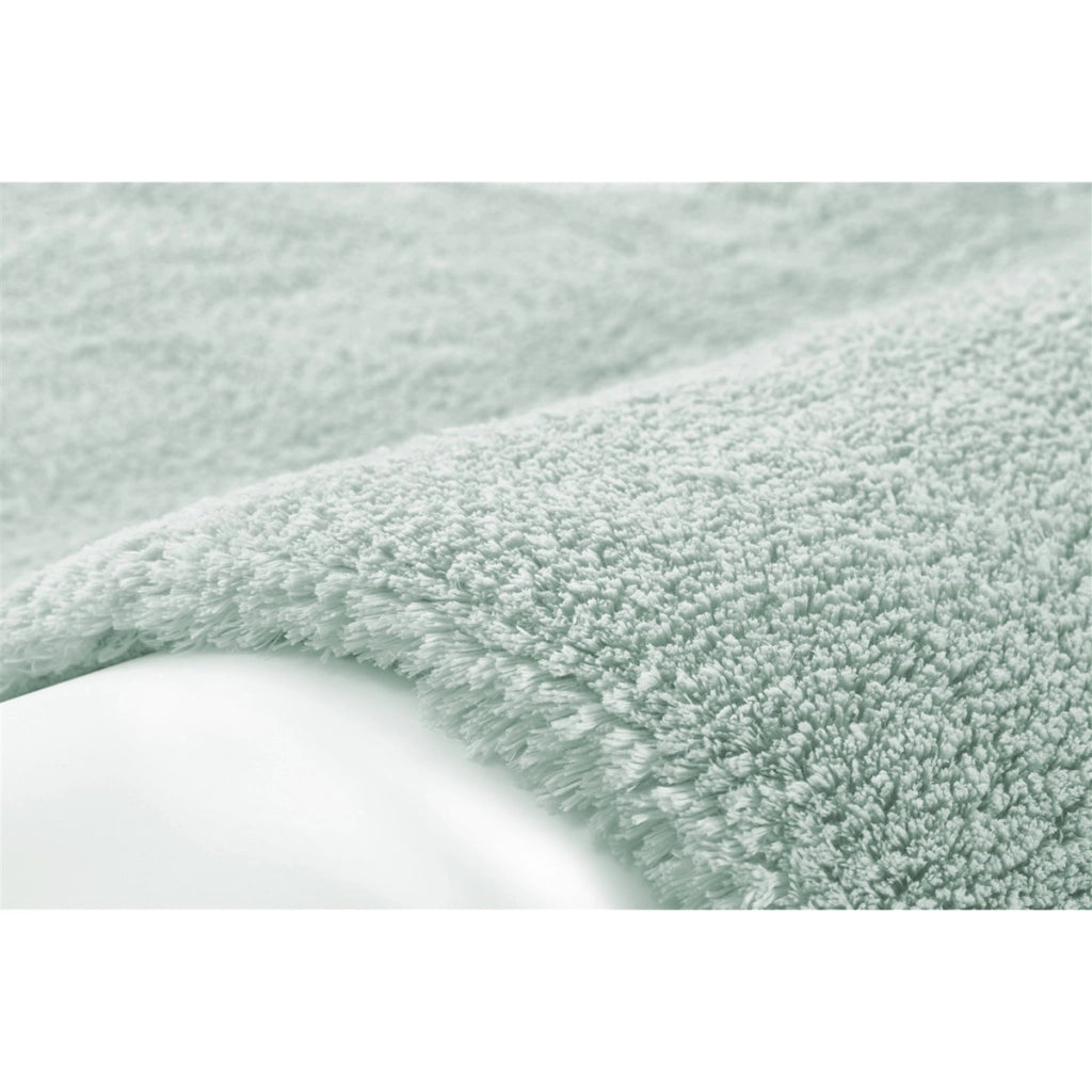 Tappeto Shaggy Bali a pelo lungo azzurro pastello