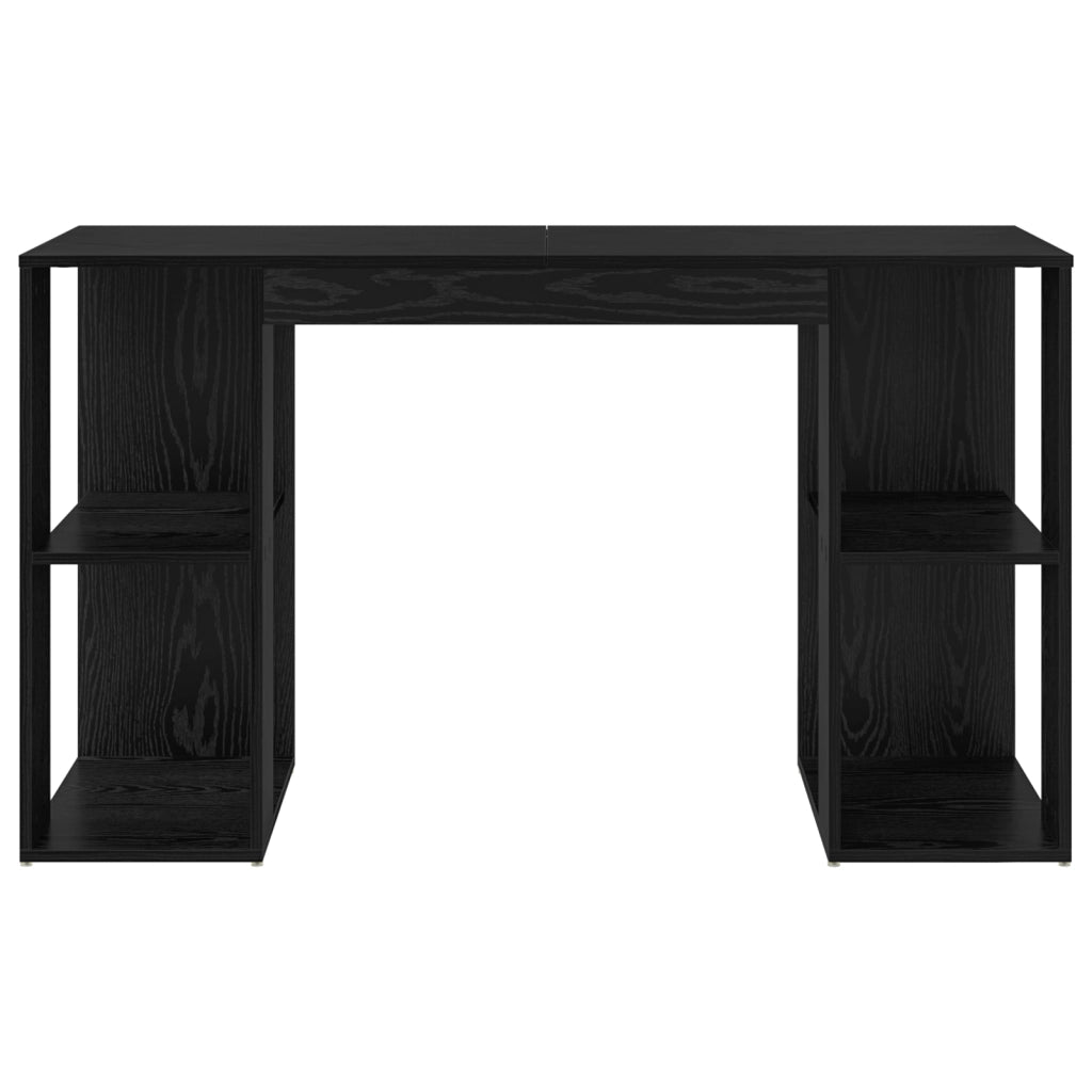 Scrivania Computer Rovere Nero Rovere Nero MDF Media