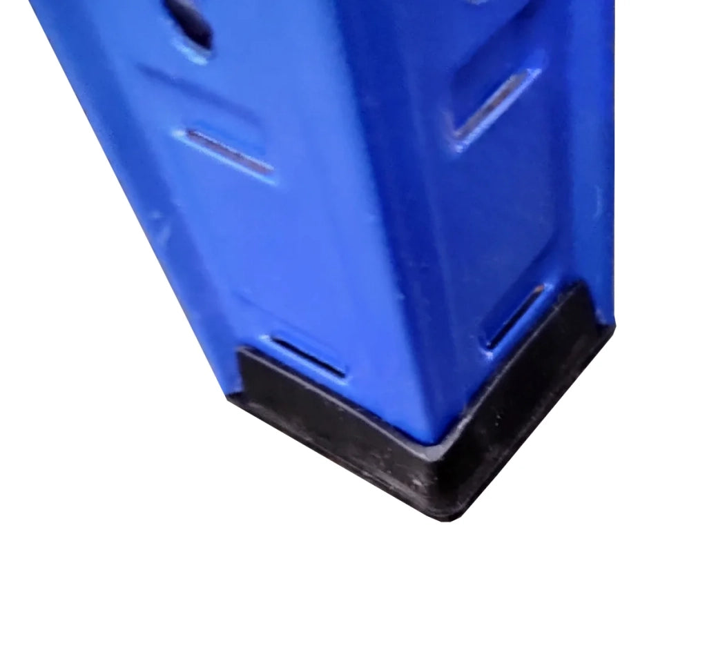SET 2x ripiani resistenti 80 x 40 x 160 cm, verniciati blu