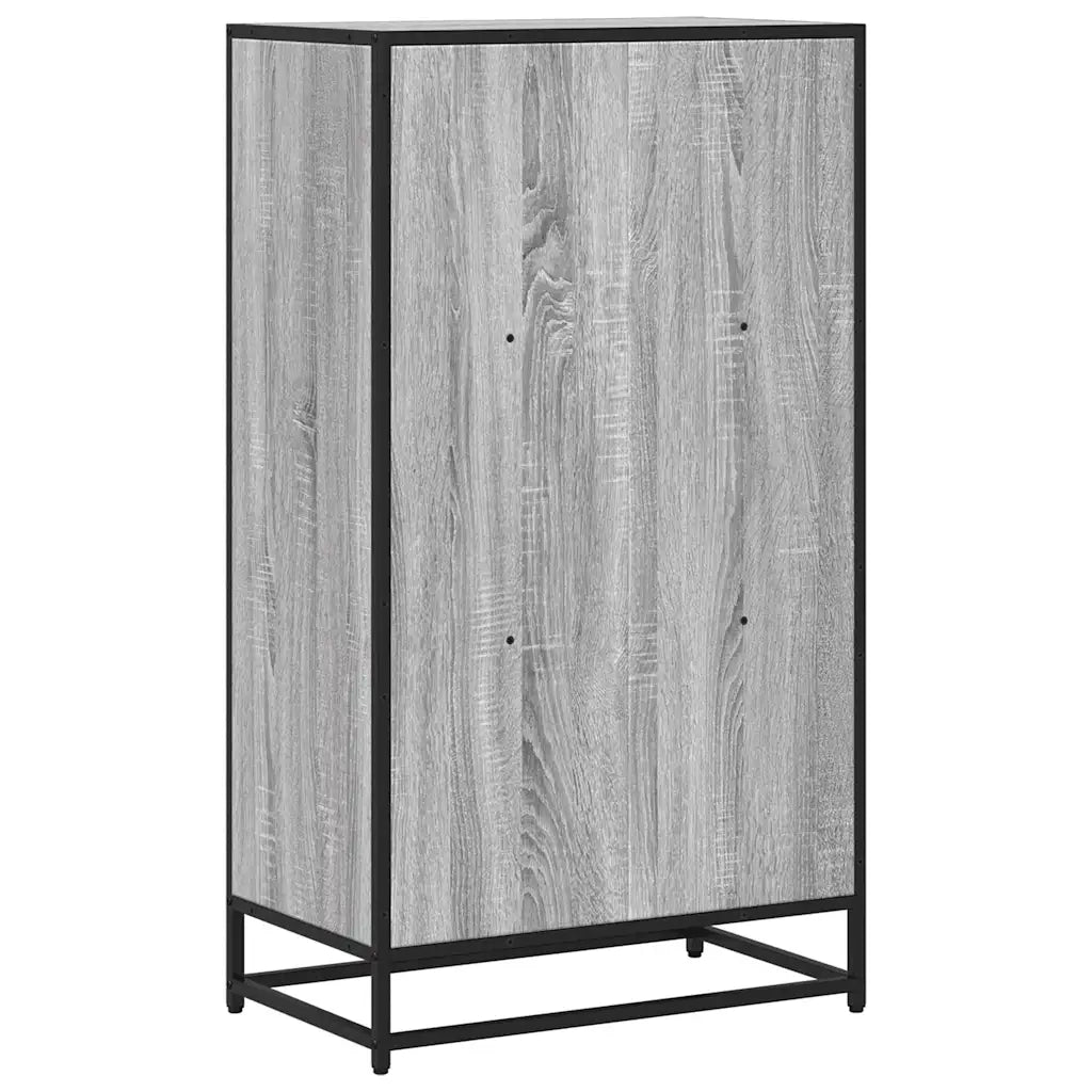 Libreria Grigio Sonoma 60x35x107,5 cm in Legno Multistrato