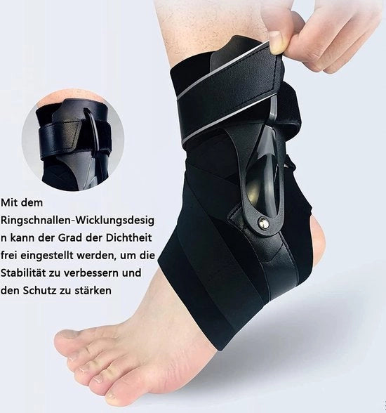 Bracciale regolabile - stabilizzazione forte - allevia il dolore alla caviglia - misura L