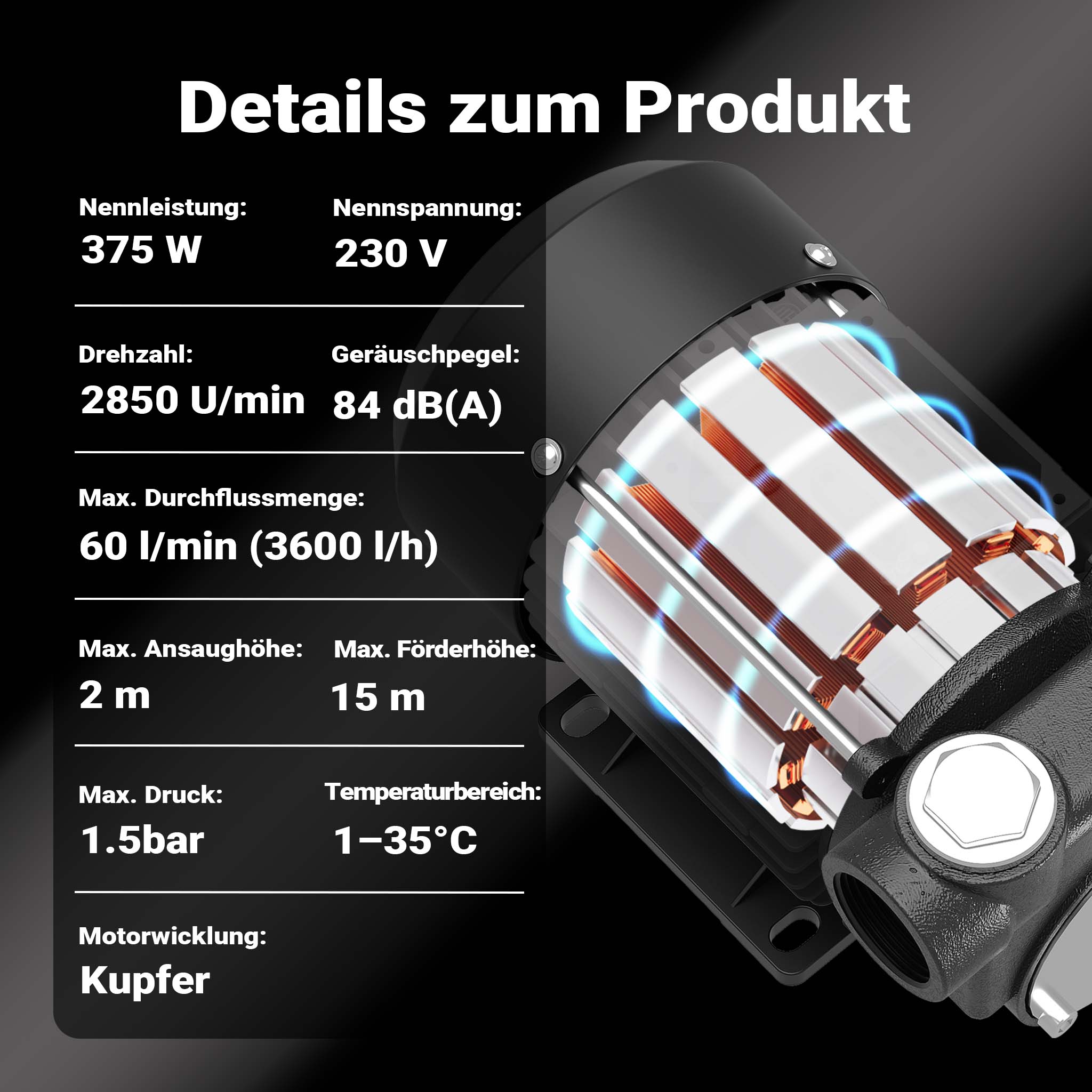 Pompa autoadescante diesel & gasolio 230V 60l/min per trasferimento liquido