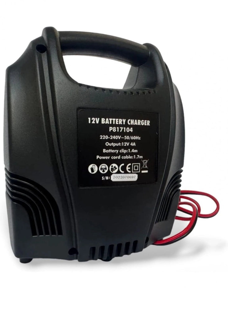 Caricabatteria Auto Moto 12V 4 Amp. Con Pinze Per Auto Moto ART:P817104