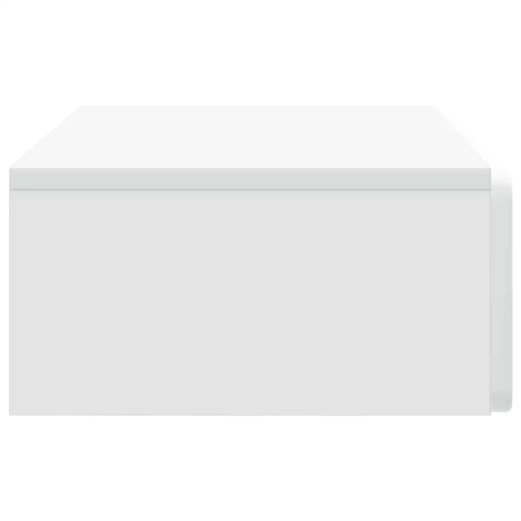Tavolino da Parete Laterale Bianco 87,5 x 34,5 x 17 cm 898325