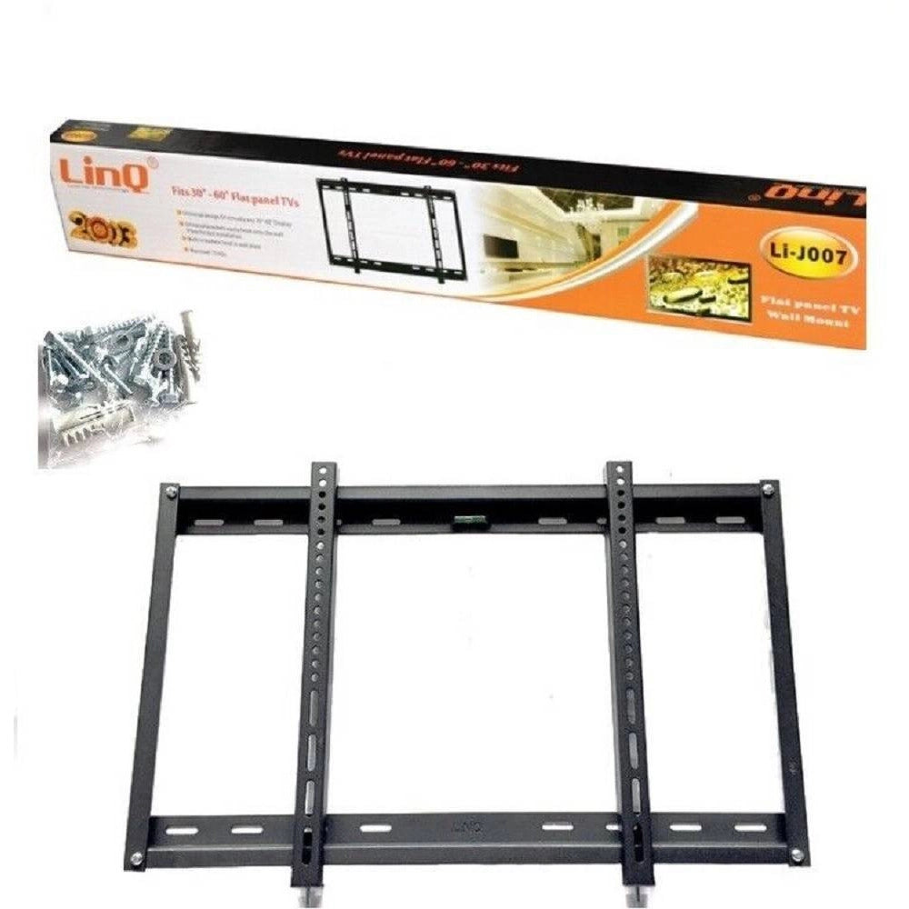 Trade Shop - Staffa Porta Tv A Muro Suppporto Da 30″ A 60″ Fino 70kg Livella Con Bolla Li-j007 -