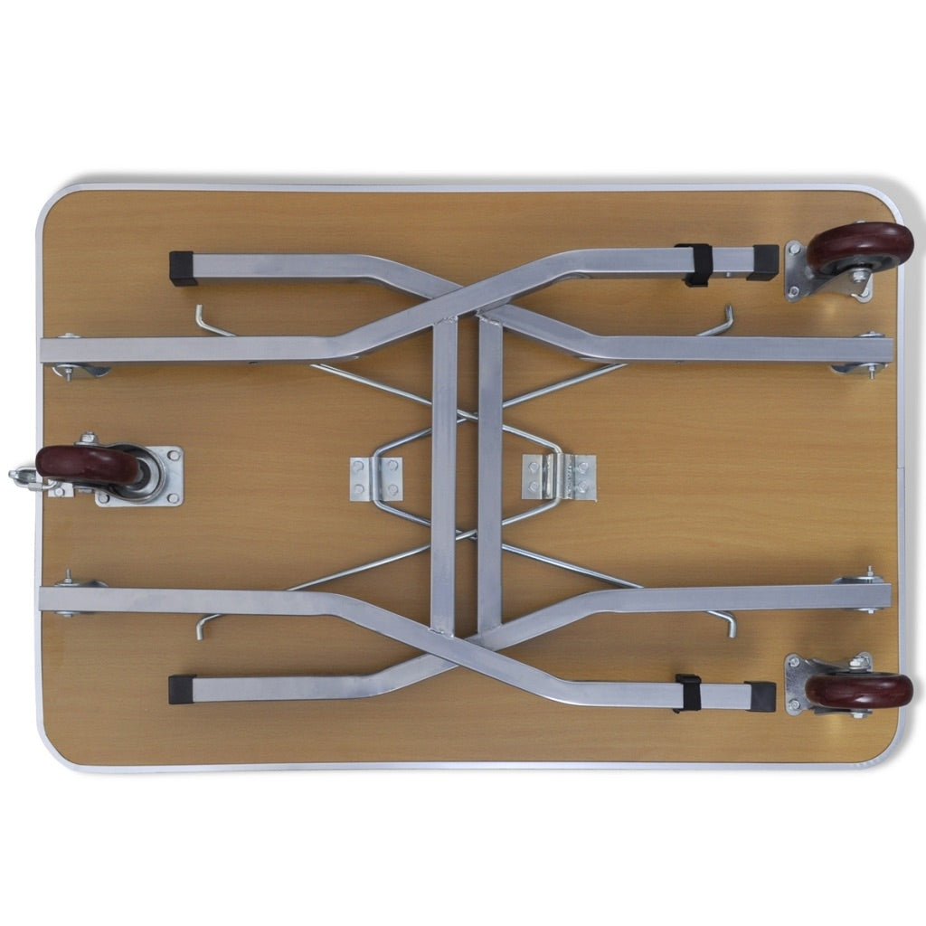 Tavolo per toelettatura cani con superficie antiscivolo regolabile su rotelle nero 3702015