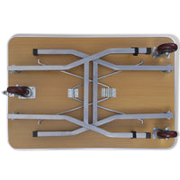 Tavolo per toelettatura cani con superficie antiscivolo regolabile su rotelle nero 3702015