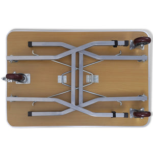 Tavolo per toelettatura cani con superficie antiscivolo regolabile su rotelle nero 3702015