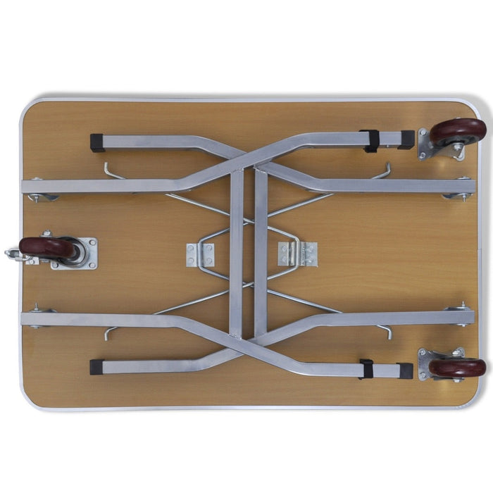 Tavolo per toelettatura cani con superficie antiscivolo regolabile su rotelle nero 3702015