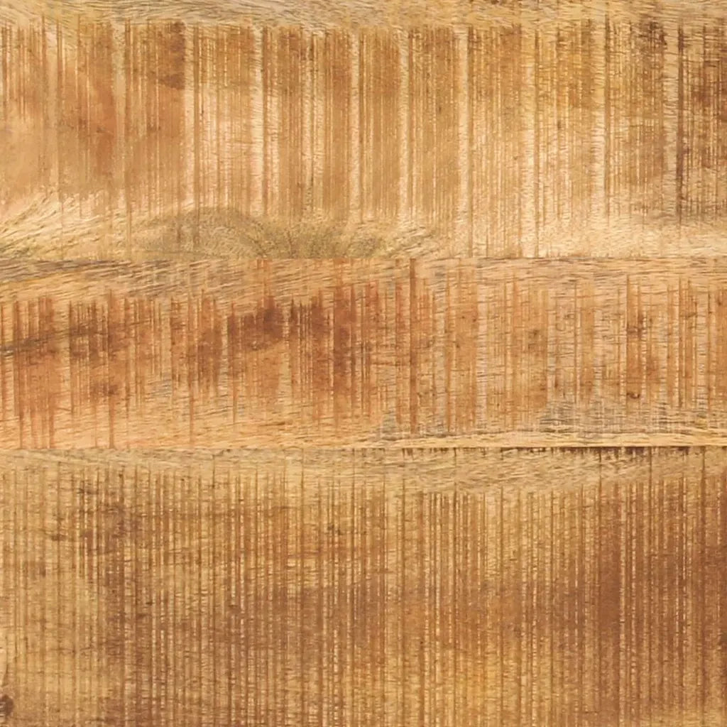 Tavolino da salotto Marrone e Nero Legno di mango massello