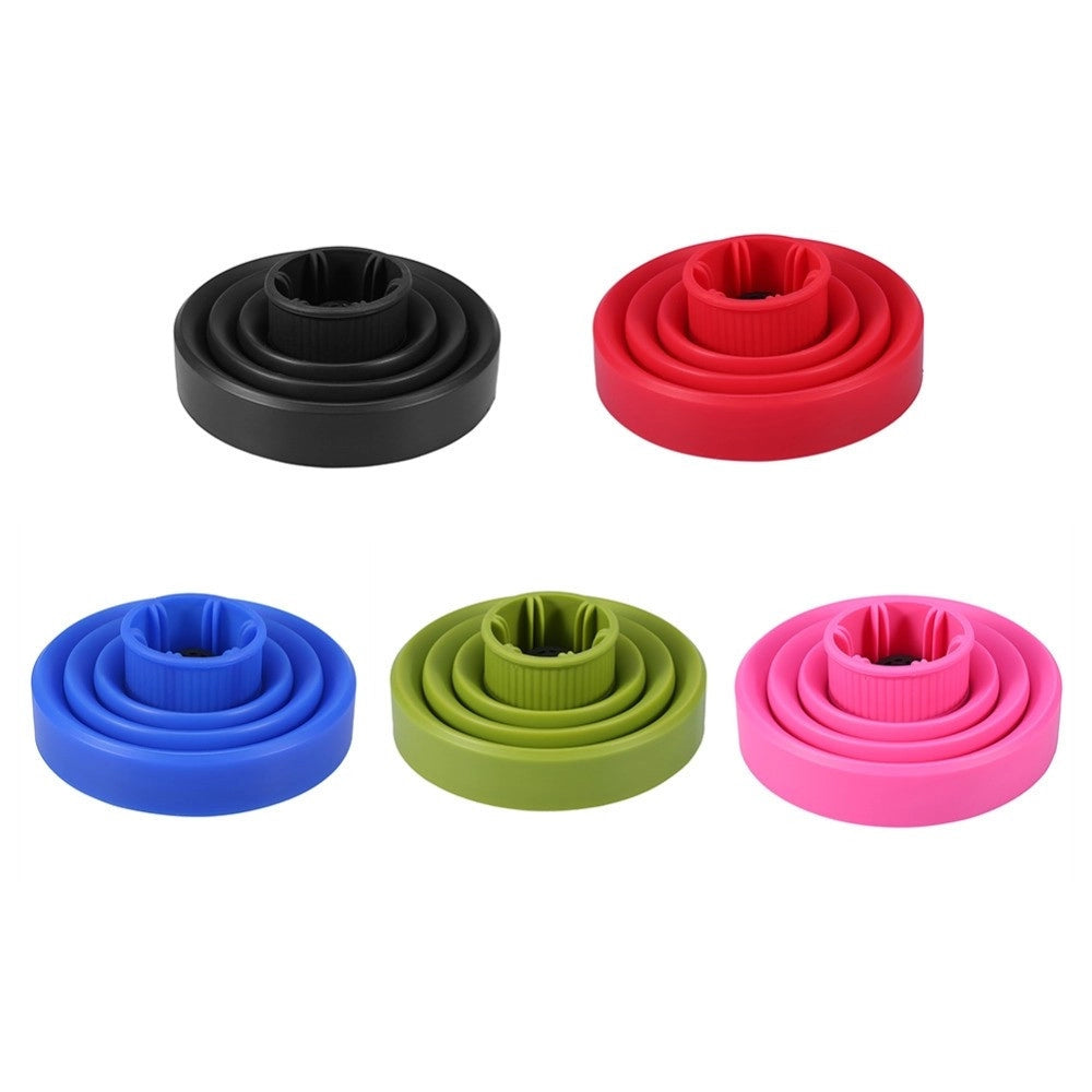 Trade Shop - Diffusore Universale Per Phon Asciugacapelli In Silicone Da Viaggio Pieghevole -