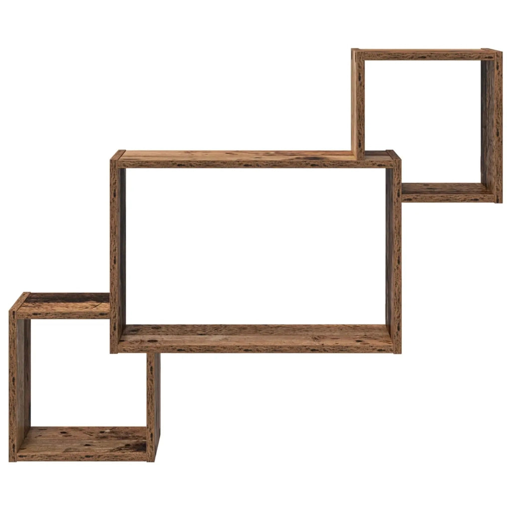 Scaffale da parete A parete Marrone 91,5 x 15 x 76 cm 8012122