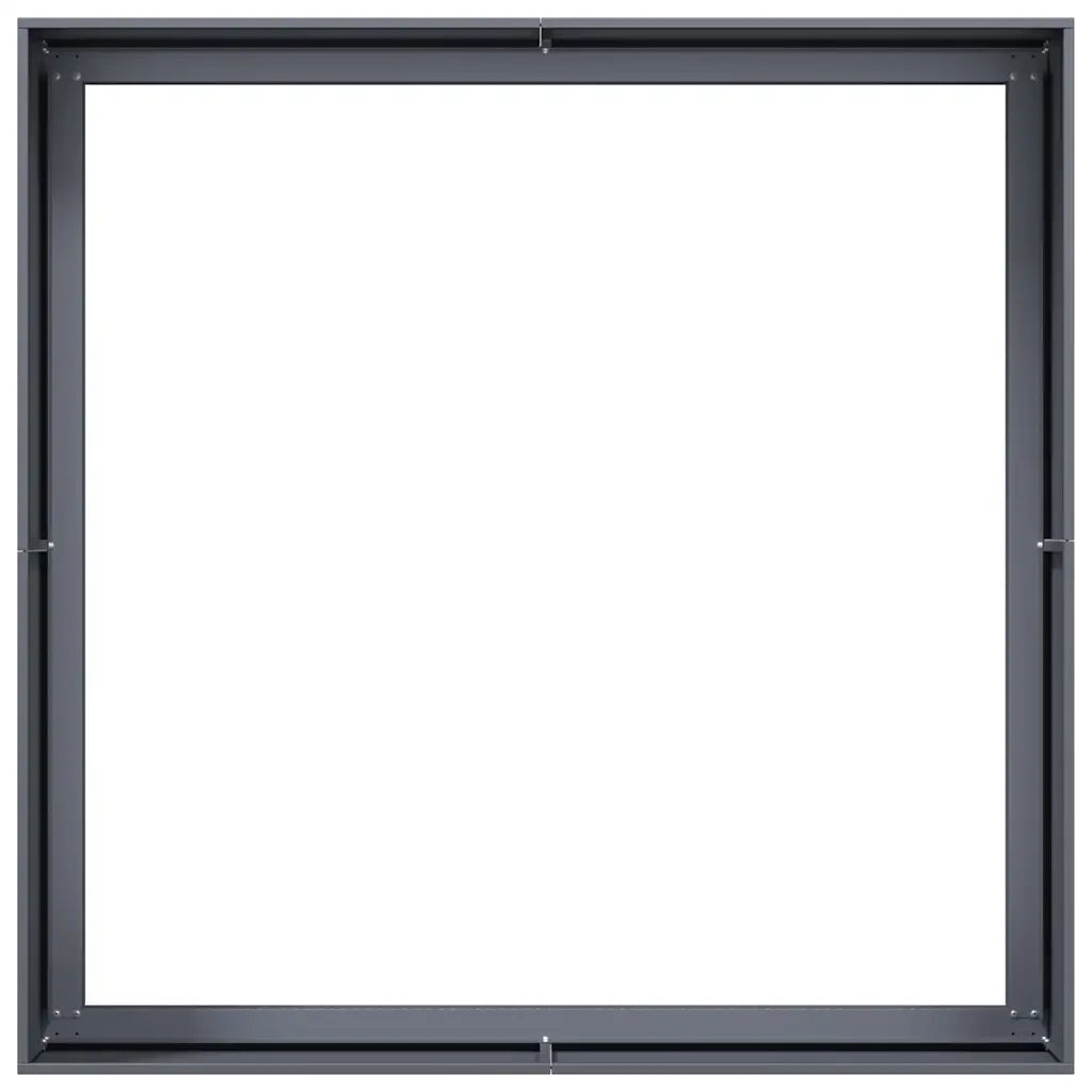 Fioriera Antracite 100x100x40 cm in Acciaio 860817