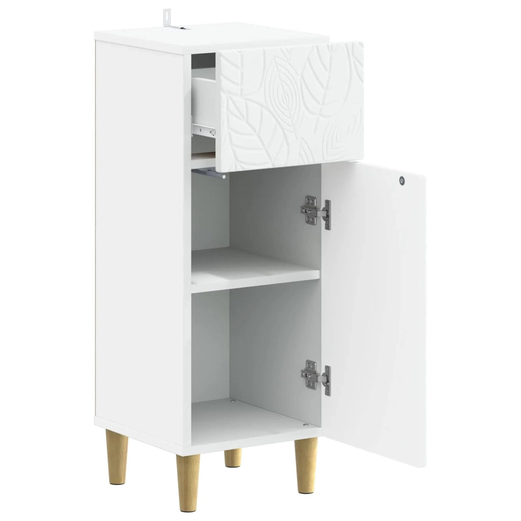Mobiletto da Bagno DELFT Bianco 30 x 31 x 80 cm 897045