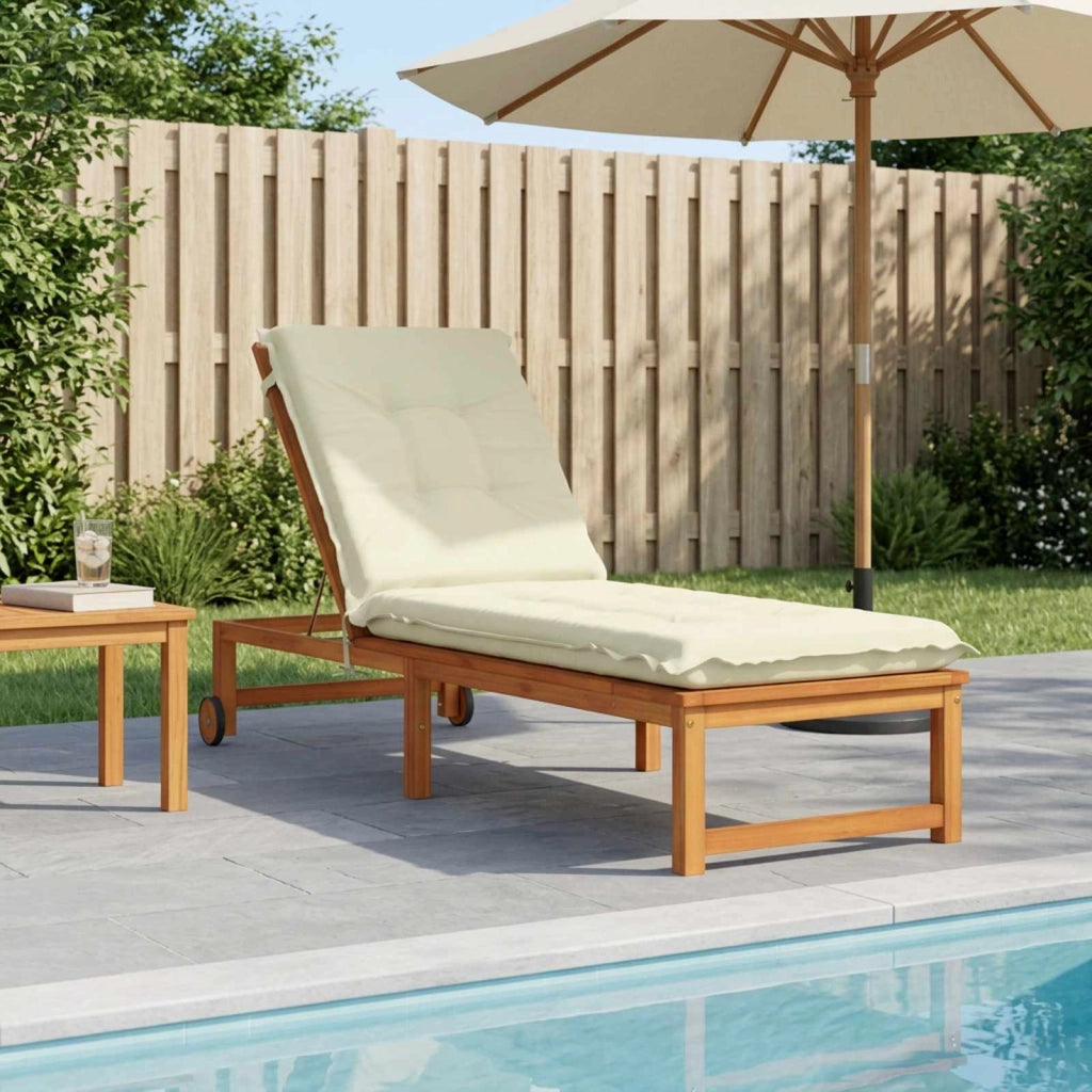Cuscino per Lettino GEMERT 100% Poliestere Crema 947357