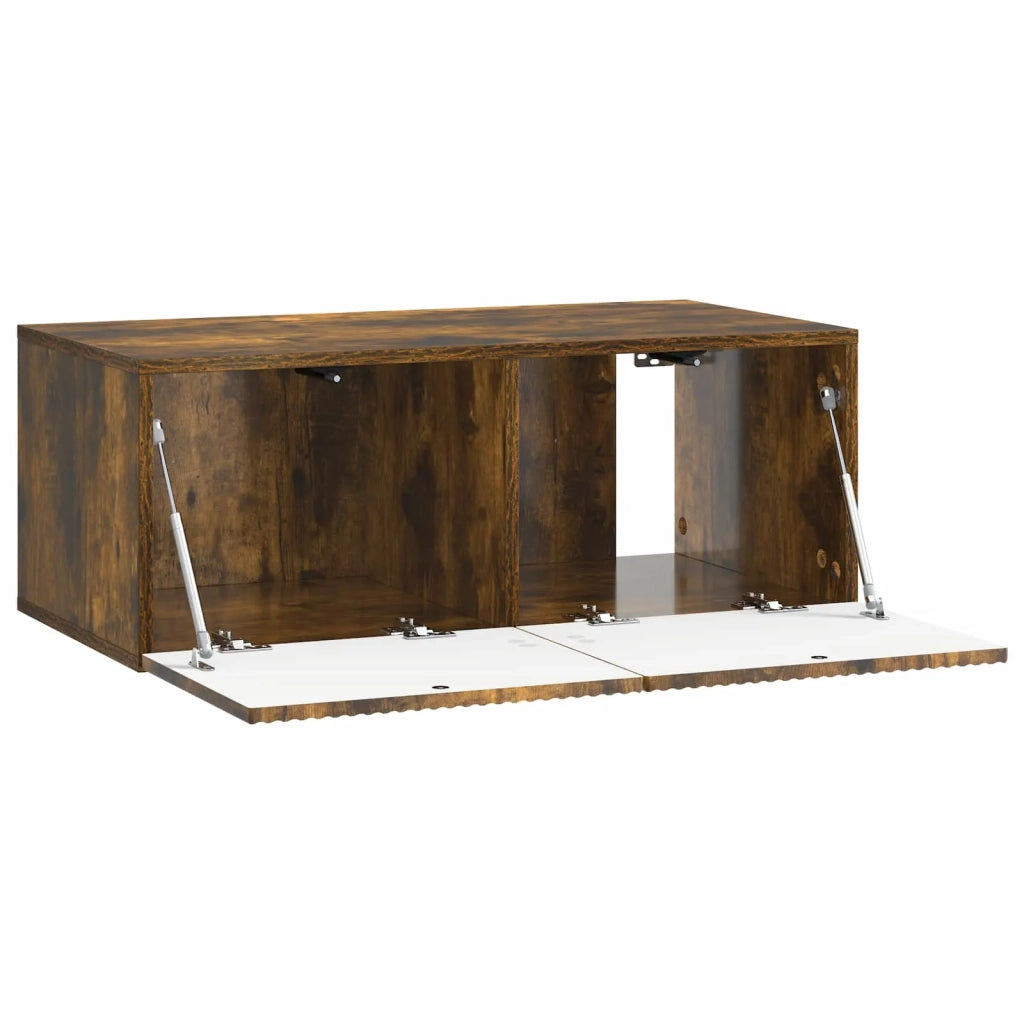 Mobile Porta TV da Muro Rovere Fumo 78,5 x 41 x 30 cm