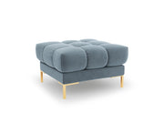 Cosmopolitan Design - Pouf "Bali" in velluto azzurro 