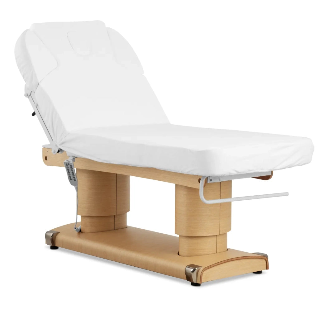 Lettino da massaggio professionale 160 watt imbottitura 8 cm portata 200 kg bianco 14_0009990