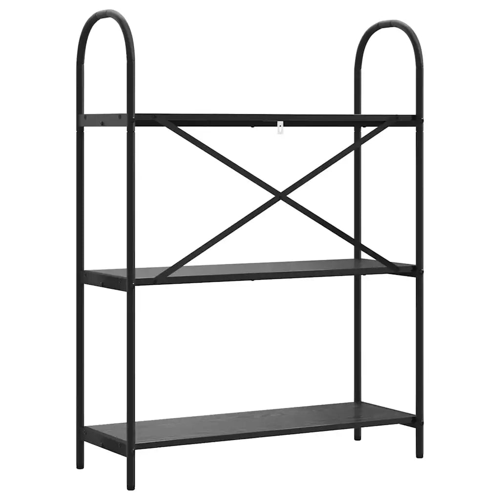 Libreria Rovere Nero 80 x 30 x 109 cm Legno multistrato 879899