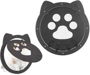 Catena per gatti con rete anti zanzare e chiusura automatica per gatti e piccoli cani (nero)